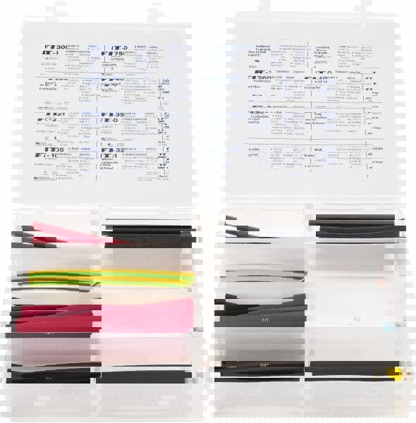 112 Piece, Heat Shrink Electrical Tubing Kit